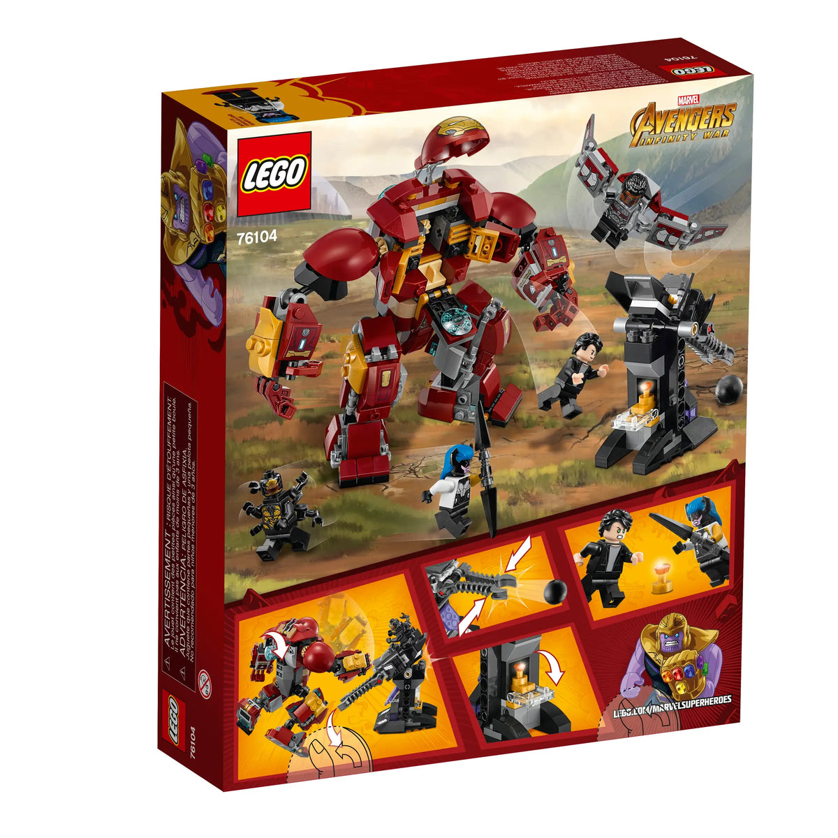 LEGO Marvel 76104 The Hulkbuster Smash-Up